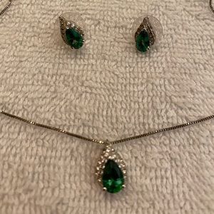 Necklace and earrings